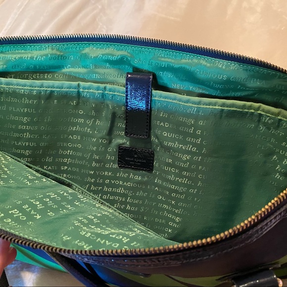 Kate Spade Cambridge Stripe Calista Laptop Bag - Picture 6 of 16